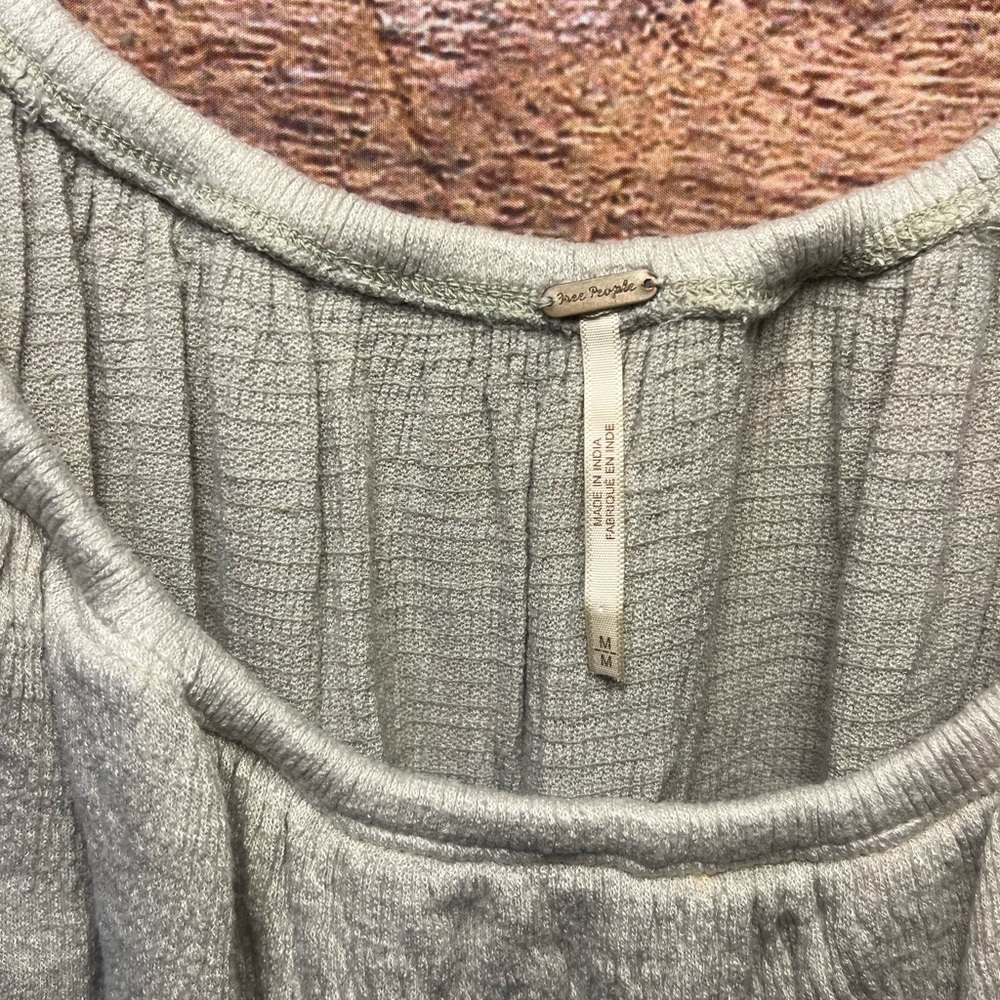 Free People Ombré Off-Shoulder Blouse (047) - Picture 4 of 9